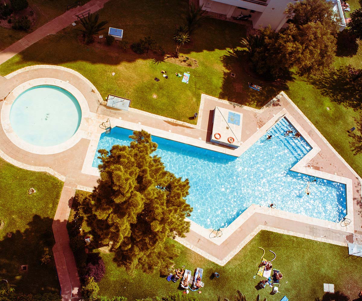 Ariel View of Swimming Pool Ariel View of Swimming Pool